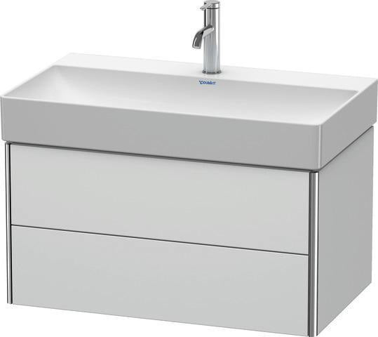 Duravit XSquare Waschtischunterbau 784 mm, 2 Schubkästen, s-matt, Ahorn Mi.