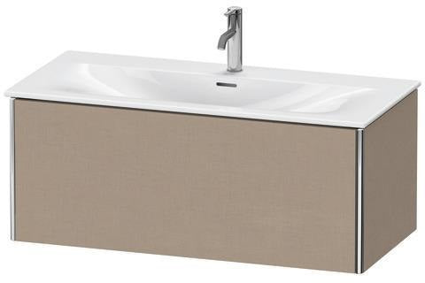 Duravit Waschtischunterbau XSQUARE 1010 mm wandhängend für Viu 234410 in Taupe Matt