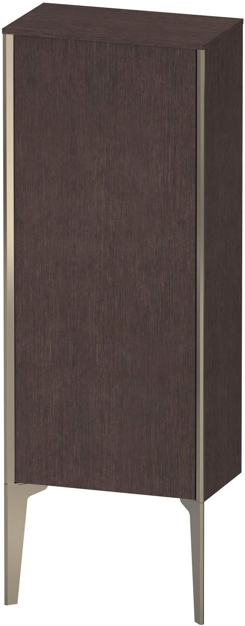 Duravit Halbhochschrank XViu 890 mm mediterrane Eiche mit Tip-on Technik und Soft-Close
