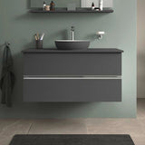 DURAVIT Sivida Spiegel Ablage 1000 mm Chrom/Nussbaum Matt – Badablage mit Befestigungsmaterial