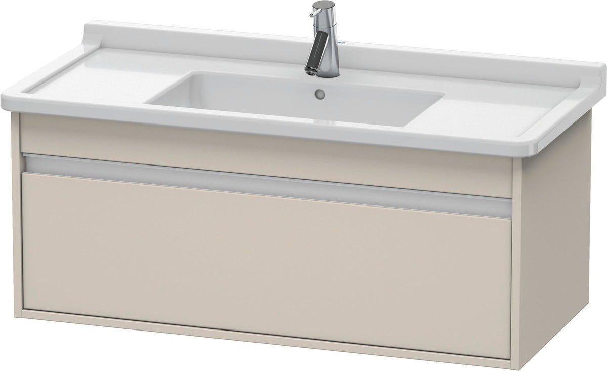 DURAVIT Ketho Waschtischunterbau 1000 mm wandhängend, 1 Auszug, weiß matt, für Starck 3