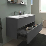 DURAVIT Sivida Spiegelablage 1200 mm in Chrom/Weiß Hochglanz – Ablage mit Befestigungsmaterial