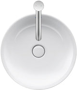 DURAVIT White Tulip Aufsatzbecken 430 mm weiß ohne Überlauf mit WonderGliss