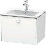 Duravit Brioso Waschtischunterbau 620 mm betongrau matt mit 1 Auszug und Soft-Close