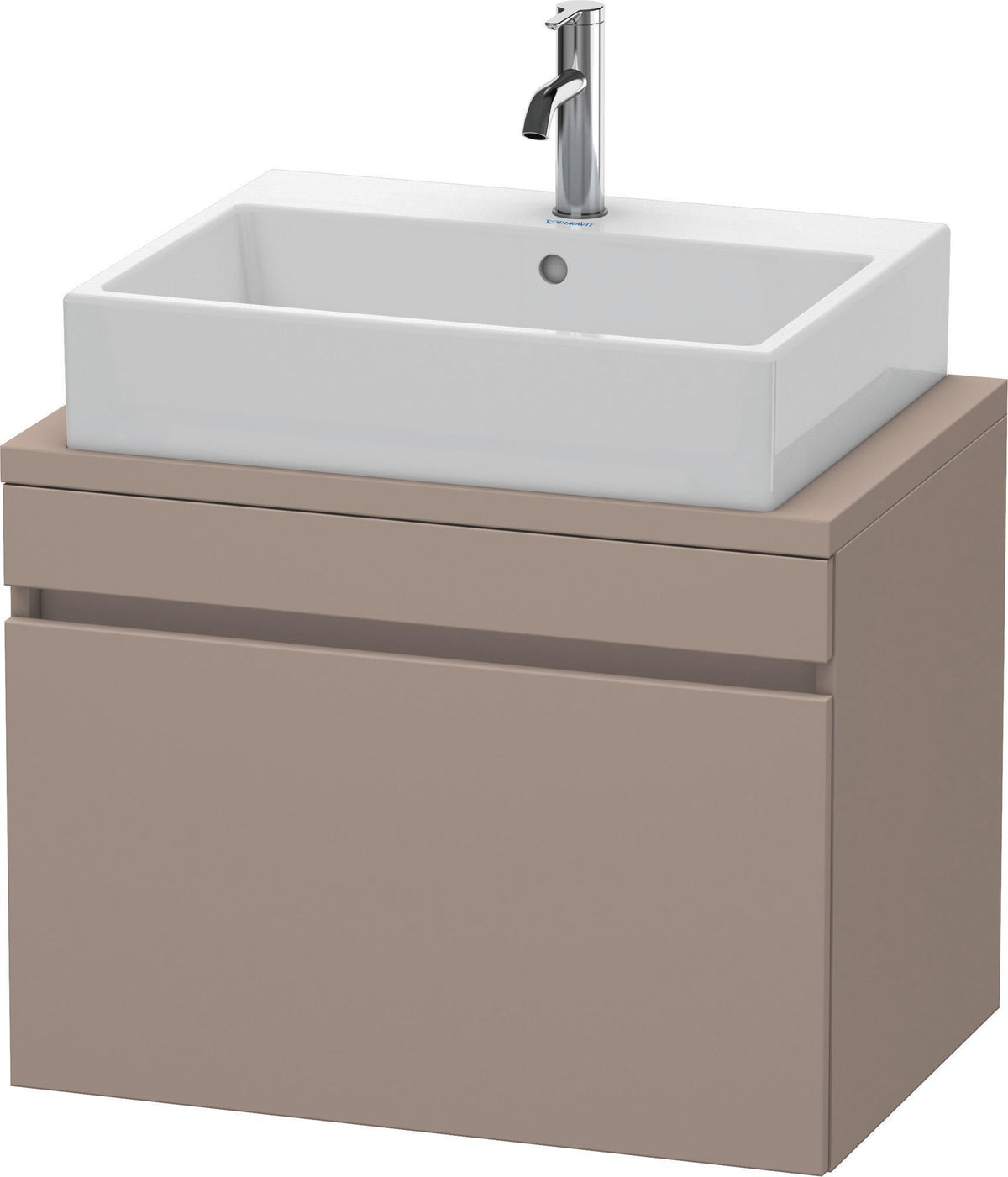 DURAVIT DuraStyle Konsolenunterschrank 700 mm betongrau matt mit Soft-Close-Auszug