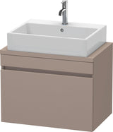 DURAVIT DuraStyle Konsolenunterschrank 700 mm betongrau matt mit Soft-Close-Auszug