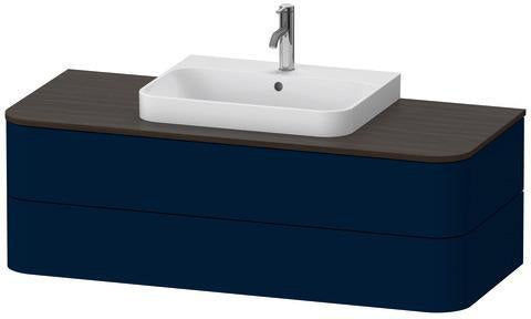 Duravit Waschtischunterbau Happy D.2 Plus 1300 mm taupe supermatt mit Tip-On-Technik