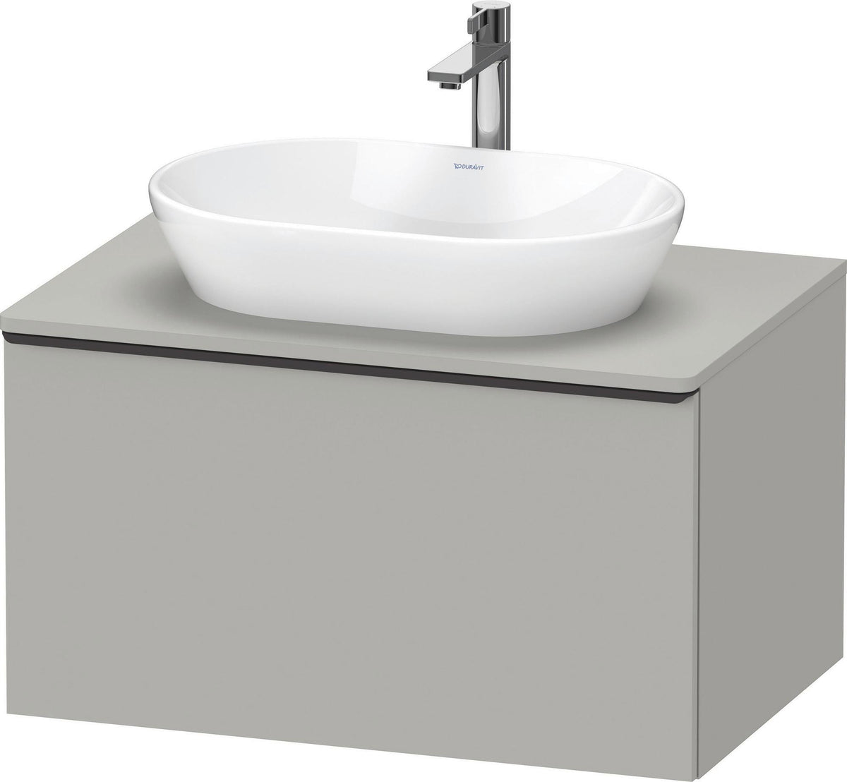 Duravit D-Neo Konsolenwaschtischunterbau 800 mm Eiche Terra Matt mit Auszug