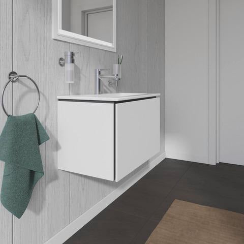 DURAVIT L-Cube Waschtischunterbau 620 mm, 1 Auszug, Weiß Matt, Wandmontage
