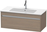 Duravit Ketho Waschtischunterbau 1000 mm Eiche Terra mit 1 Auszug – ME by Starck Design