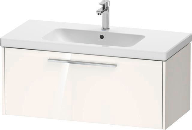 DURAVIT D-Code 2.0 Waschtischunterbau wandhängend 984 mm Weiß Hochglanz mit Auszug und Soft-Close