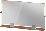DURAVIT Sivida Spiegel 1250x650x36 mm mit LED, Dimmfunktion und Sensorschalter – Chrom/Weiß Matt