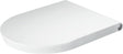 DURAVIT WC-Sitz White Tulip mit Absenkautomatik, Scharniere Edelstahl, weiß, 466x372x65 mm