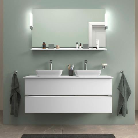 DURAVIT Sivida Aufsatzwaschtisch 400 mm DuroCast Plus ohne Überlauf in Dunkelgrau matt/Weiß