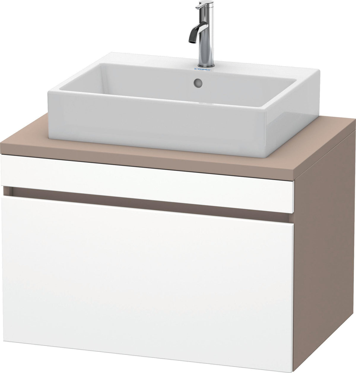 DURAVIT DuraStyle Konsolenunterschrank 800 mm betongrau matt mit 1 Auszug