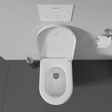 DURAVIT Wand-WC Darling New 625 mm Tiefspüler mit Spülrand, weiß