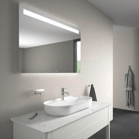 DURAVIT Aufsatzbecken Luv 800 mm aus DuraCeram, weiß, ohne Überlauf, mit Hahnlochbank