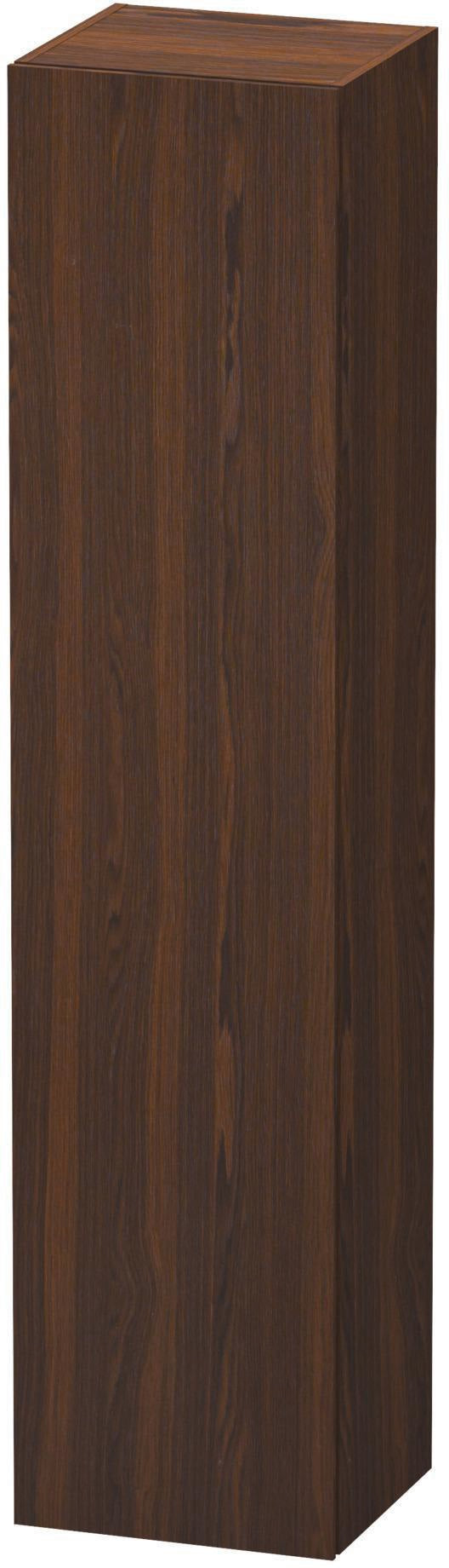 Duravit Hochschrank L-Cube 1760 mm nussbaum gebürstet, 1 Tür rechts, wandhängend