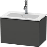 DURAVIT L-Cube Waschtischunterbau 620 mm, 1 Auszug, Weiß Matt, Wandmontage