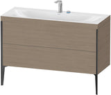 DURAVIT XViu c-bonded Waschtischunterbauset 1200 mm Eiche mit 2 Auszügen