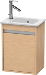 Duravit Ketho Waschtischunterbau 400 mm betongrau matt, 1 Tür links, für ME by Starck