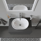 Duravit L-Cube Konsolenwaschtischunterbau 720 mm betongrau matt mit 2 Schubkästen und Tip-On-Technik