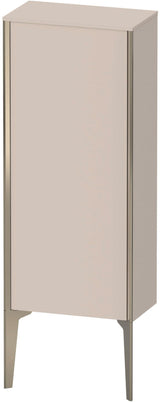 Duravit XViu Halbhochschrank 890 mm, rechts, champagner matt/basalt matt, mit Push-Open