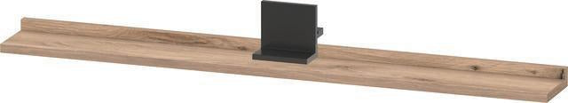 DURAVIT Sivida Spiegel Ablage 1000 mm Chrom/Nussbaum Matt – Badablage mit Befestigungsmaterial
