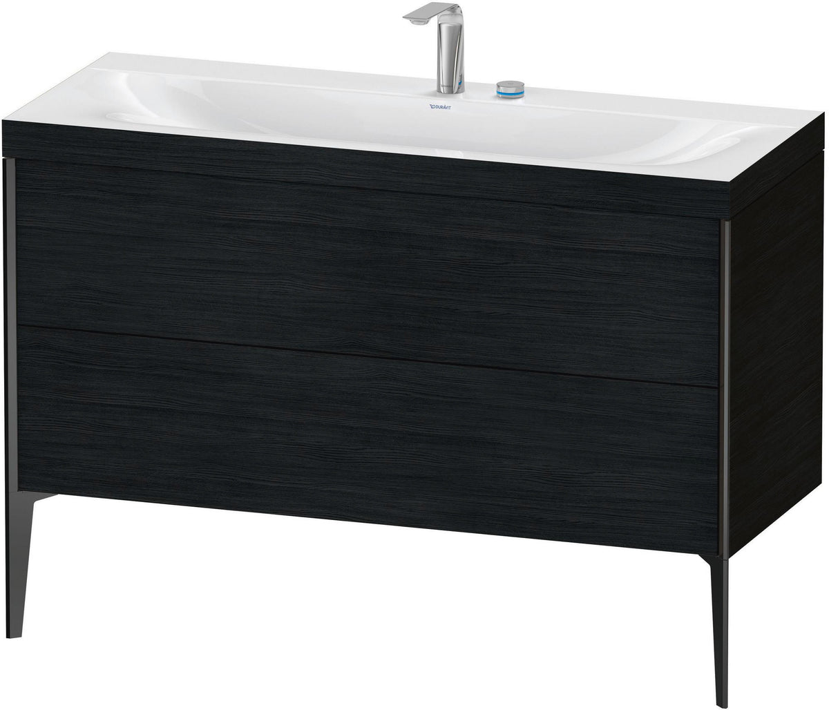 DURAVIT XViu c-bonded Waschtischunterbauset 1200 mm Eiche mit 2 Auszügen