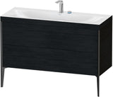 DURAVIT XViu c-bonded Waschtischunterbauset 1200 mm Eiche mit 2 Auszügen