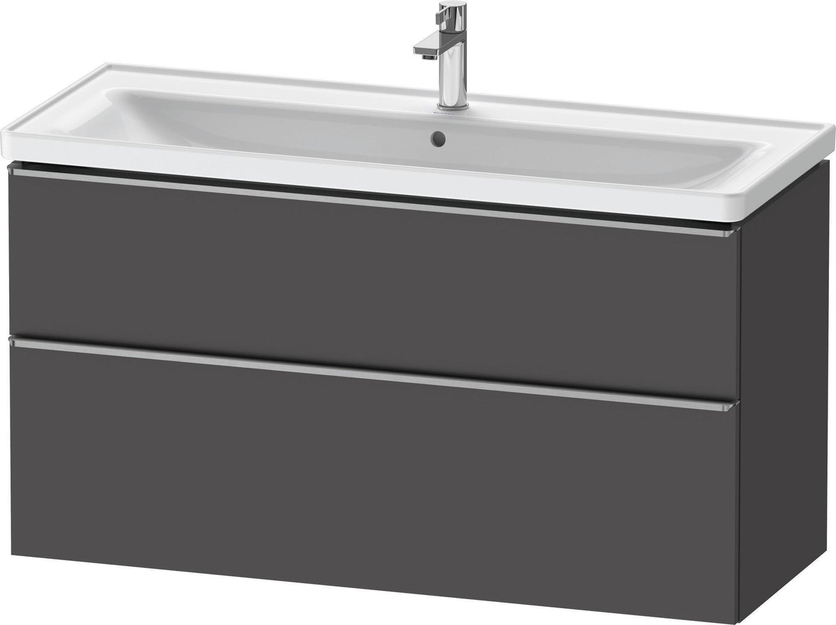 DURAVIT D-Neo Waschtischunterbau 1184 mm Eiche Schwarz mit Bronze Griff