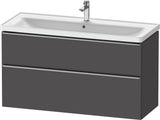 DURAVIT D-Neo Waschtischunterbau 1184 mm Eiche Schwarz mit Bronze Griff