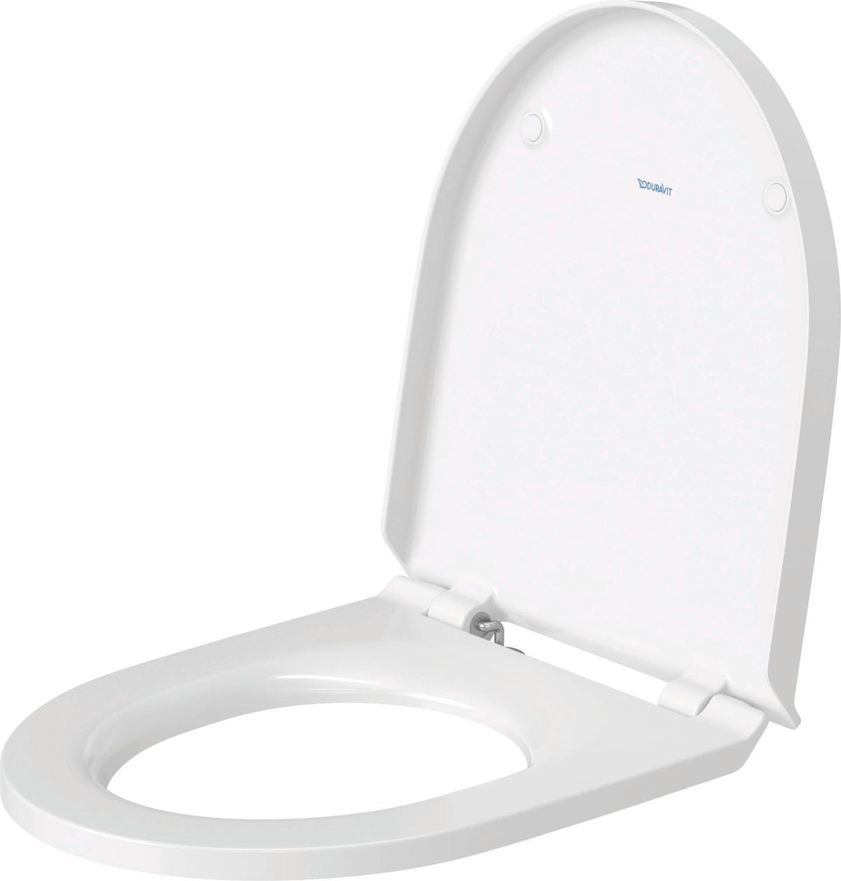 Duravit No.1 WC-Sitz aus Duroplast mit Edelstahl-Scharnieren, weiß glänzend, ohne Absenkautomatik