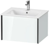 Duravit Waschtischunterbau XVIU 610 mm weiß matt mit Tip-On-Technik für ME by Starck