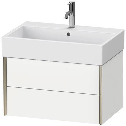 Duravit XVIU Waschtischunterbau 684 mm in Seidenmatt für Vero Air – Wandhängend mit 2 Schubkästen