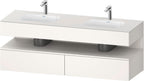 weiß / QA EWT m.Kon-WTU,1600x550x600mm,WPl:2 Ni-Bel,Weiß Supermatt,Ni:Weiß Superm,De