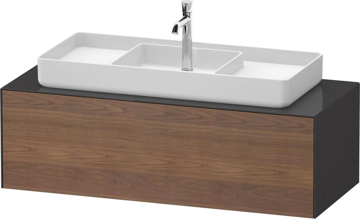 DURAVIT White Tulip Konsolen-Waschtischunterbau 1300 mm, wandhängend, weiß seidenmatt, 1 Auszug
