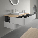 DURAVIT Aufsatzbecken Happy D.2 Plus 500 mm Weiß mit Überlauf und Hahnlochbank