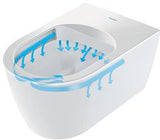 DURAVIT Wand-WC ME by Starck 480 mm Weiß Seidenmatt Rimless Tiefspüler