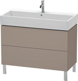 Duravit L-Cube Waschtischunterbau 984 mm Amerikanisch Nussbaum mit Tip-On-Technik