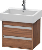 DURAVIT Ketho Waschtischunterbau wandhängend 550 mm, 2 Schubkästen, basalt matt