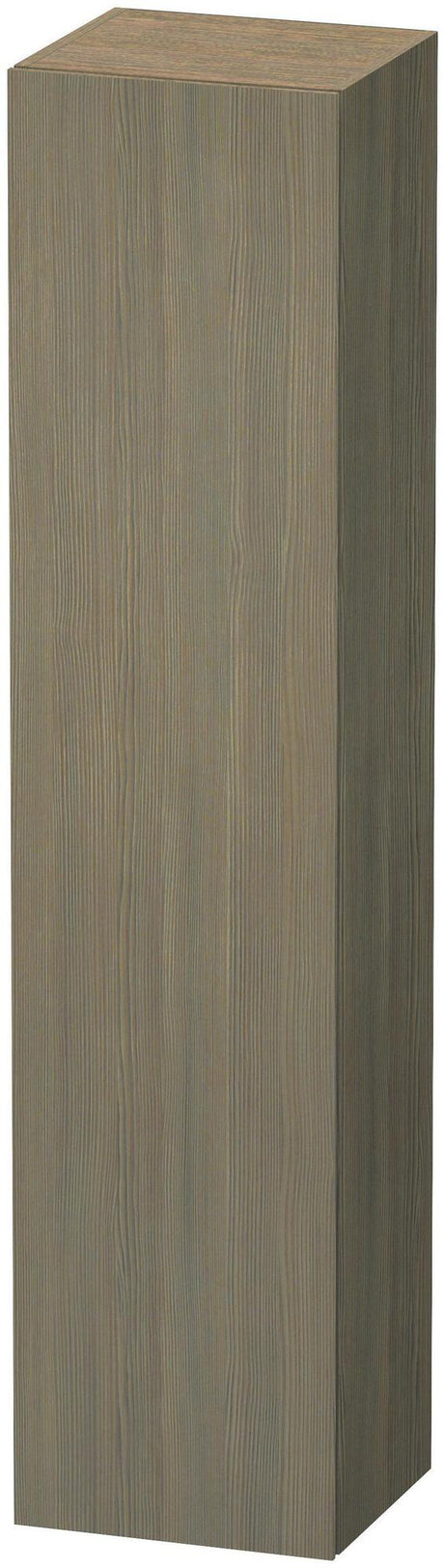 Duravit Hochschrank L-Cube 363x400x1760mm, 1 Tür, links, amerikanisch Nussbaum
