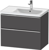 Duravit D-Neo Waschtischunterbau 784 mm Eiche Schwarz Bronze, wandhängend, 1 Auszug