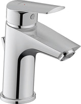 Duravit No.1 Einhebel-Waschtischmischer mit Zugstange, Chrom – 100 mm Ausladung