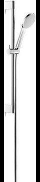 DURAVIT Brauseset 700 mm mit Handbrause 1-Jet Rain und Brauseschlauch 1600 mm in Chrom