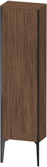 DURAVIT Halbhochschrank XViu 1330 mm nussbaum dunkel matt – wandhängend, 1 Tür, Soft-Close