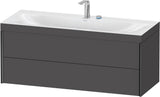 DURAVIT XViu Waschtischunterbauset c-bonded wandhängend 1200 mm mit 2 Schubkästen