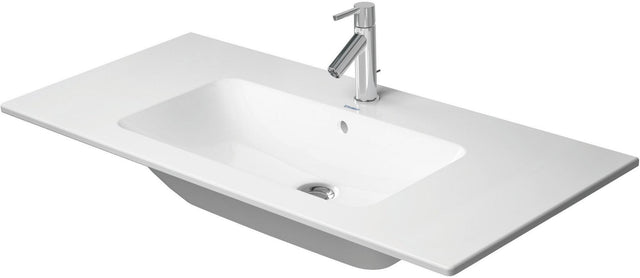DURAVIT Möbel-Waschtisch ME by Starck 1030 mm Weiß Seidenmatt mit Überlauf und Hahnlochbank