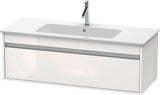 DURAVIT Ketho Waschtischunterbau 1200 mm Weiß Matt mit 1 Auszug und Soft-Close