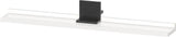 DURAVIT Sivida Spiegelablage 800x115x35mm Chrom/Weiß Matt – Montage unter Spiegel inkl. Befestigungsmaterial